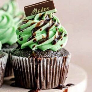 Fudge Mint Cupcakes